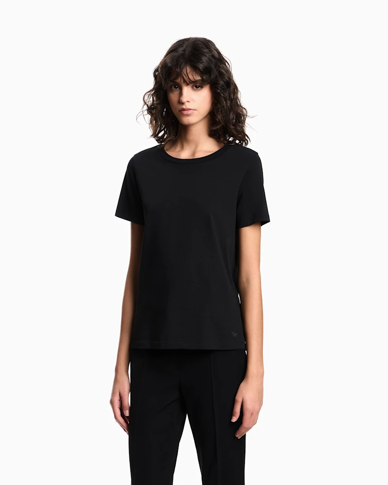 Футболка Emporio Armani Essential з круглим вирізом — фото 4