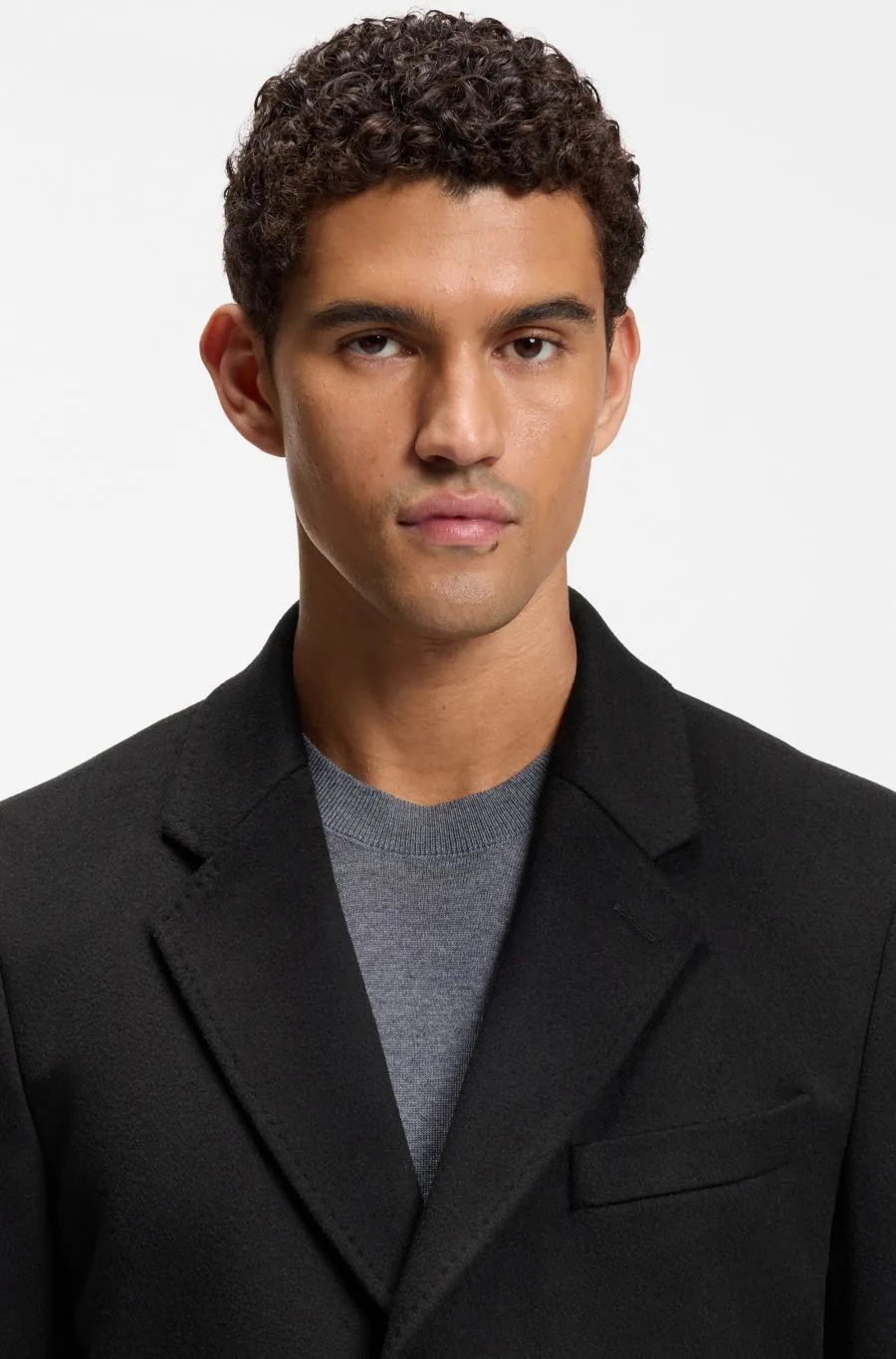 Пальто Hugo Boss slim fit з кашеміру — фото 2
