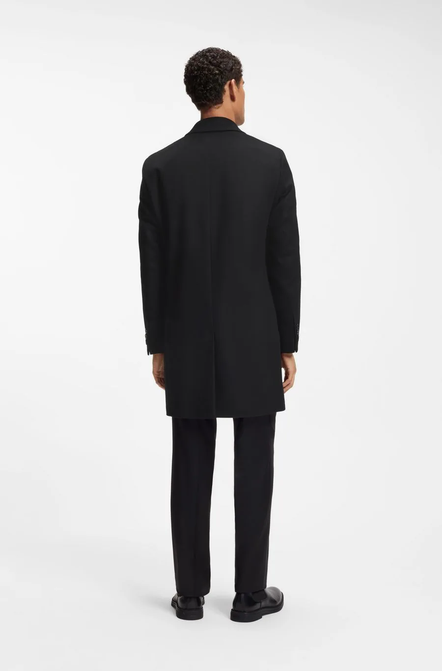 Пальто Hugo Boss slim fit з кашеміру — фото 4