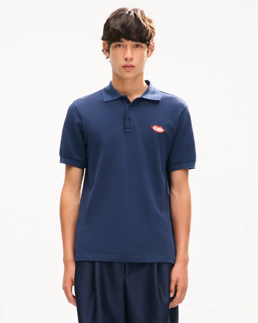 Поло Kenzo slim fit з бавовни — фото 2