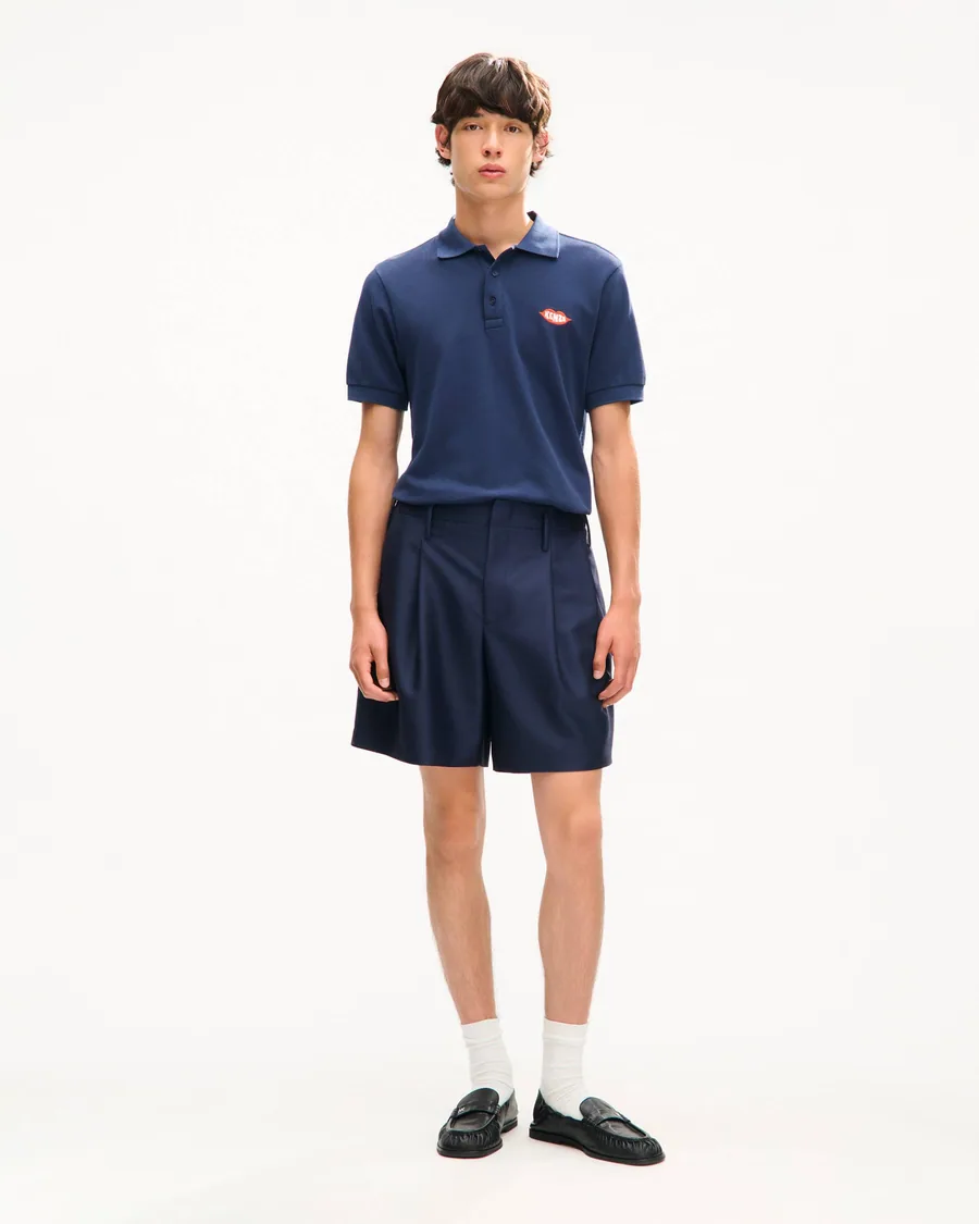 Поло Kenzo slim fit з бавовни — фото 4